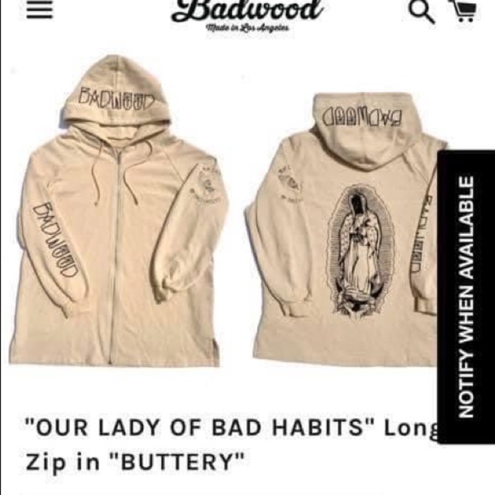 Badwood zip up jacket